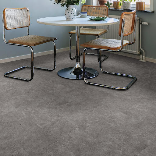 Starline Clever Click Belmont Light Grey Stone Vinyl Floor Tiles 655 x