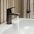 Aqualisa Downtown  Bathroom Taps - Matt Black