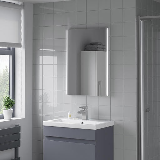 Artis Umbra LED Bathroom Mirror 500 x 700mm - Battery Operated