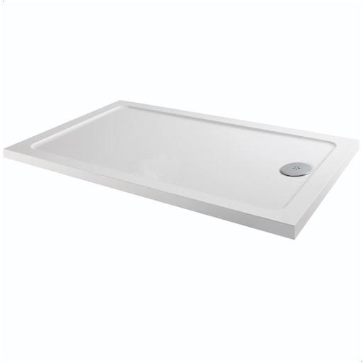Podium Low Profile Rectangular Anti Slip Shower Tray - 1700 x 700mm with Waste
