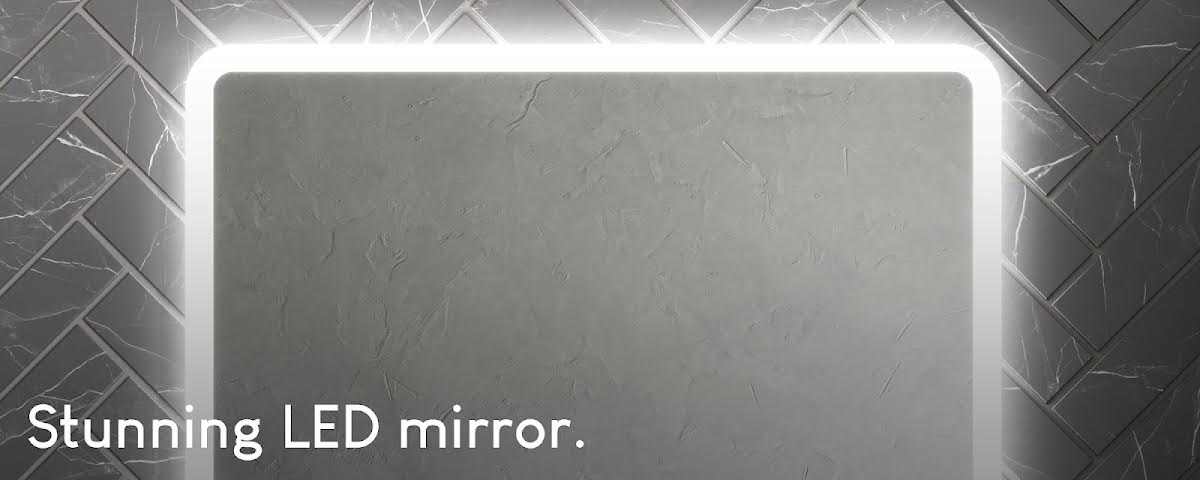 Artis Rectangular Backlit LED Mirror & Demister - Mains 600x800mm