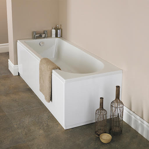 Hudson Reed Eternalite Barmby Single Ended Bath 1700 x 750mm - BMON014