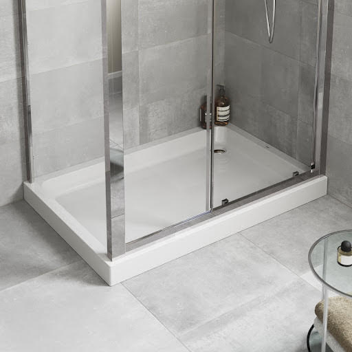 Mira Flight Deep 1200 x 760mm Stone Resin Shower Tray with Waste