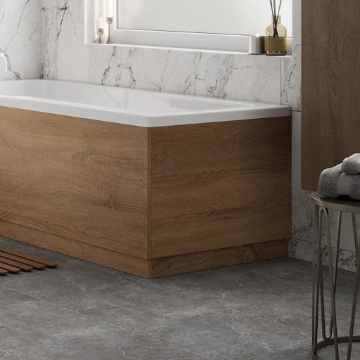 Vitusso Oak Wood Bath Panel 750mm - End LDF