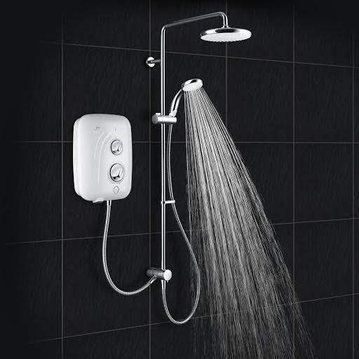 Mira Elite SE Pumped Electric Shower with Fixed & Adjustable Heads 9