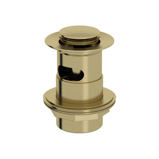 Merano Avellino Press Top Basin Waste - Brushed Brass