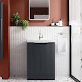 Regis Fluted Anthracite Bathroom Furniture