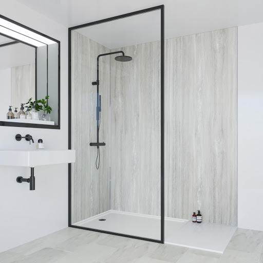 Multipanel Classic Jupiter Silver Wall Panel Hydrolock 2400 x 598mm