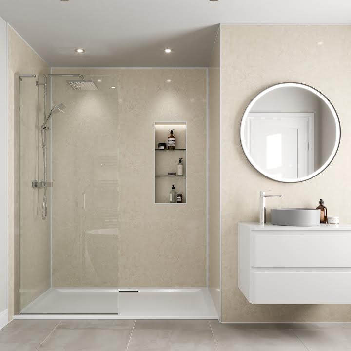 Starline Beige Concrete Wall Panel 2400 x 1000mm