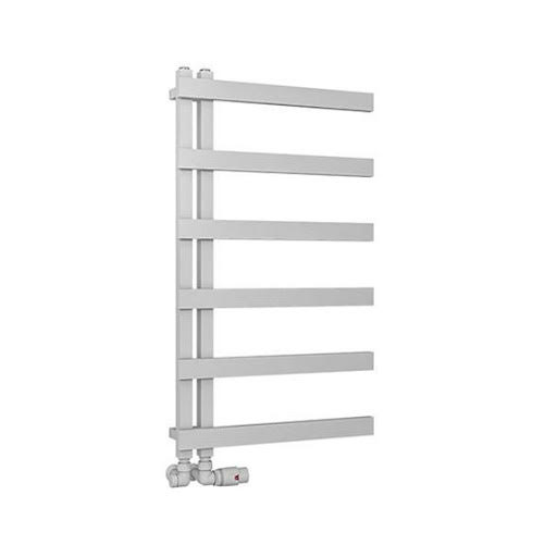Solaro Platani 800 x 500mm Heated Towel Radiator - Matt Grey