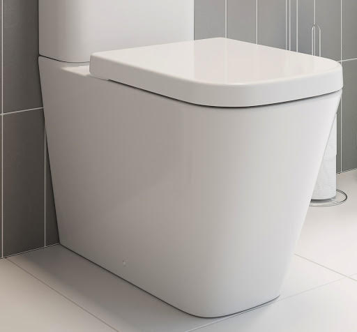 Affine Provence Soft Close Square Luxury Toilet Seat - Bottom Fix White