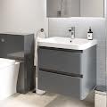 Regis Forma Grey Gloss Bathroom Furniture