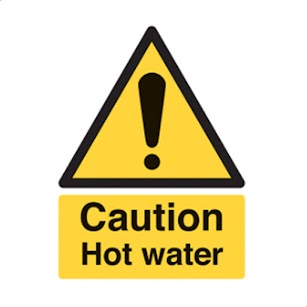 Saniflo Hot Water Warning
