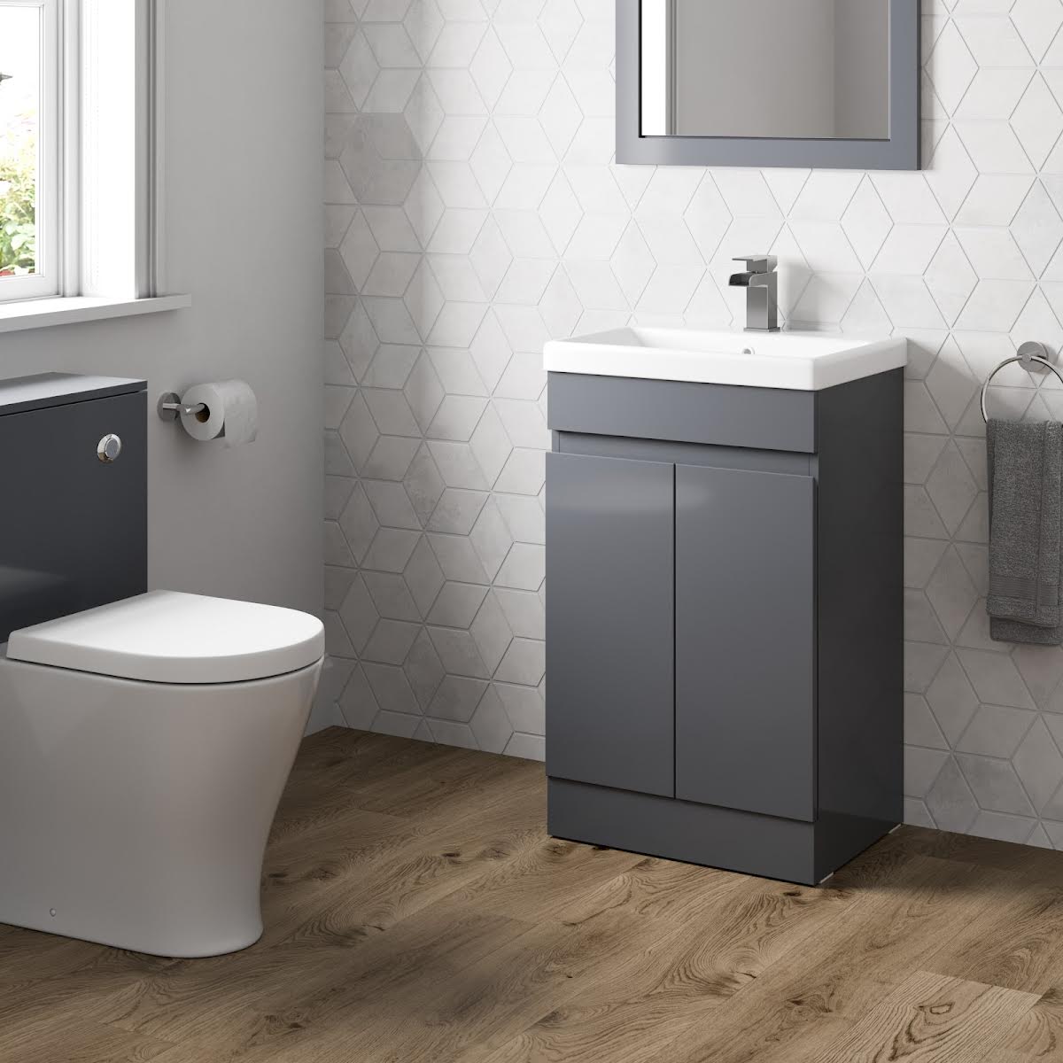 Freestanding Vanity Units - Plumbworld