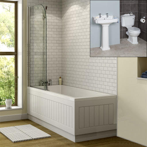 Legend Bathroom Suite Single Ended Bath