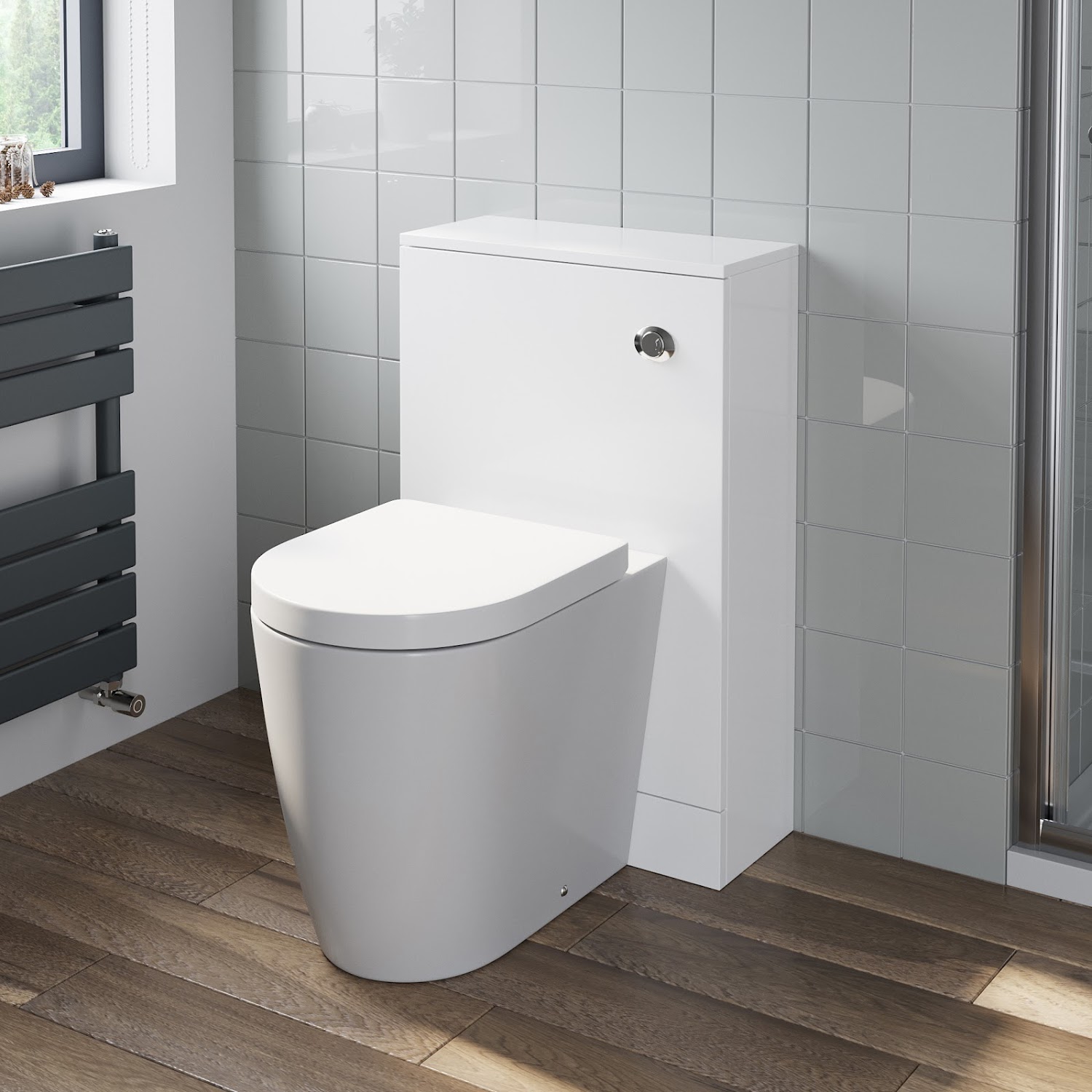 toilet cistern enclosure