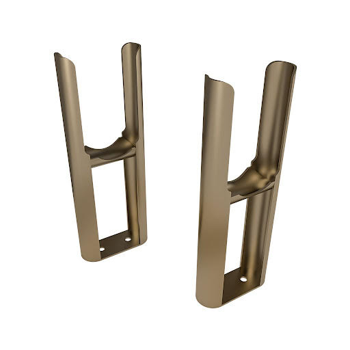 Eastlake Rivassa Radiator Legs for 2 Column Radiators - Bronze Effect