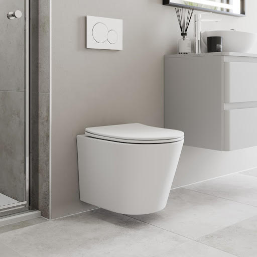 Affine Wall Hung Rimless Toilet & Soft Close Seat