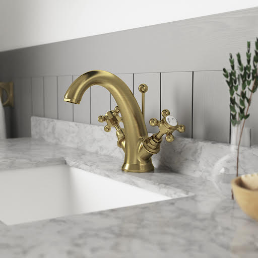 Hudson Reed Topaz Brass Mono Basin Mixer