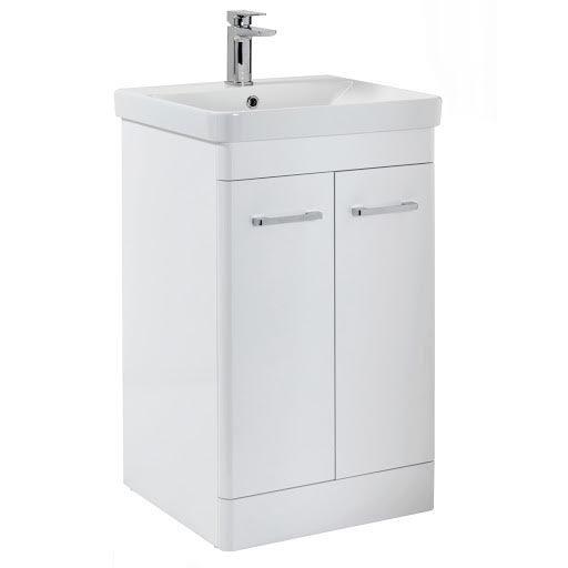 Vasari Rossini White Gloss Bathroom Furniture Plumbworld