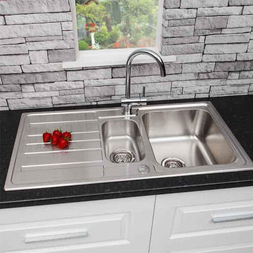 Sauber Prima Inset Stainless Steel Sink - 1.5 Bowl