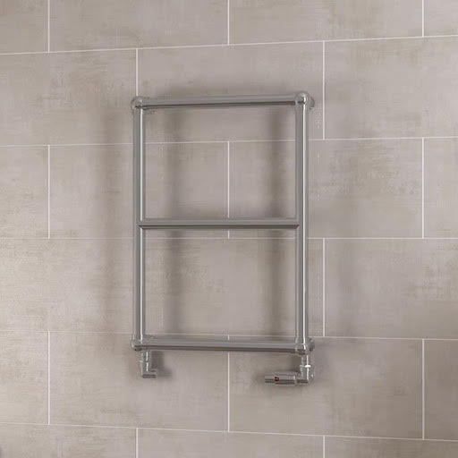 Solaro Traditional 690 x 500mm Flat Heated Towel Radiator Chrome