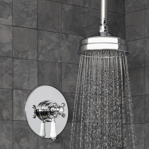 Park Lane Concentric Shower with Ceiling Mount Fixed Shower Head