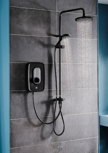 Triton Danzi DuElec Electric Shower Black 9.5kW