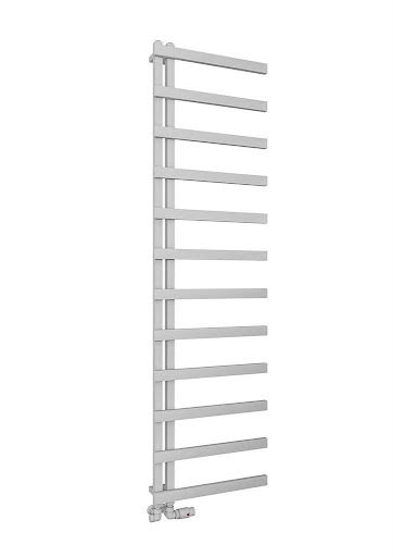 Solaro Platani 1800 x 500mm Heated Towel Radiator - Matt Grey