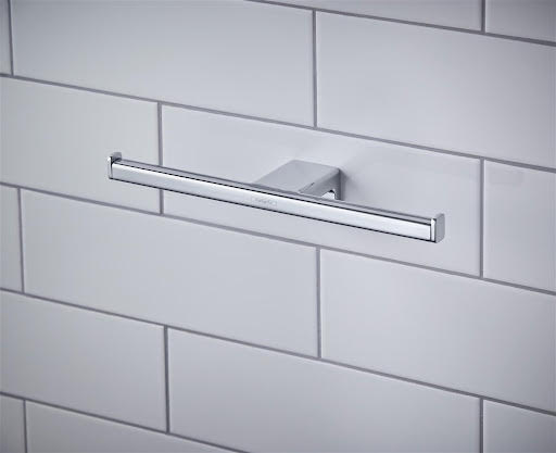 hansgrohe AddStoris Double Toilet Roll Holder Chrome - 41748000