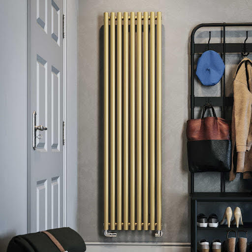 Terma Rolo Room Brass Designer Radiator 1800 x 480 mm