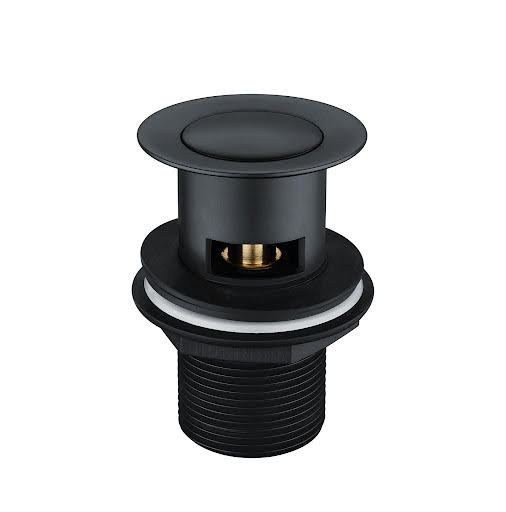 Architeckt Slotted Sprung Basin Waste Matt Black