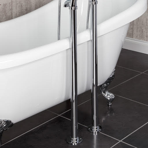 Architeckt Pipe Shrouds for Freestanding Bath