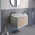 Vitusso Garda Grey & Wood Bathroom Furniture