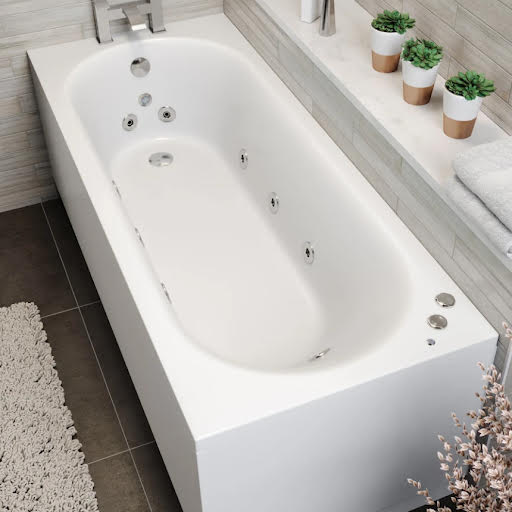 Vitura 10Jet Whirlpool Baths Plumbworld
