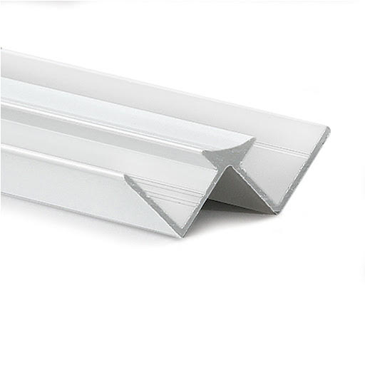 Starline Bathroom Wall Panel Aluminium Internal Corner Trim White 2.4m