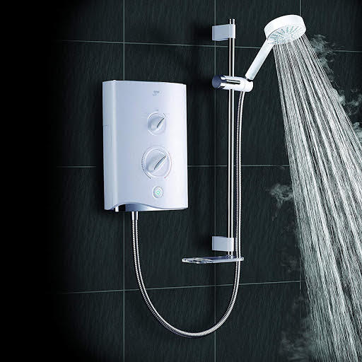 Mira Sport MultiFit Electric Shower 9.8kW White & Chrome