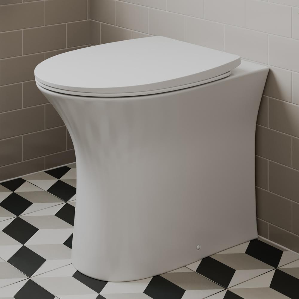 Affine Rennes Back To Wall Rimless Toilet & Soft Close Seat