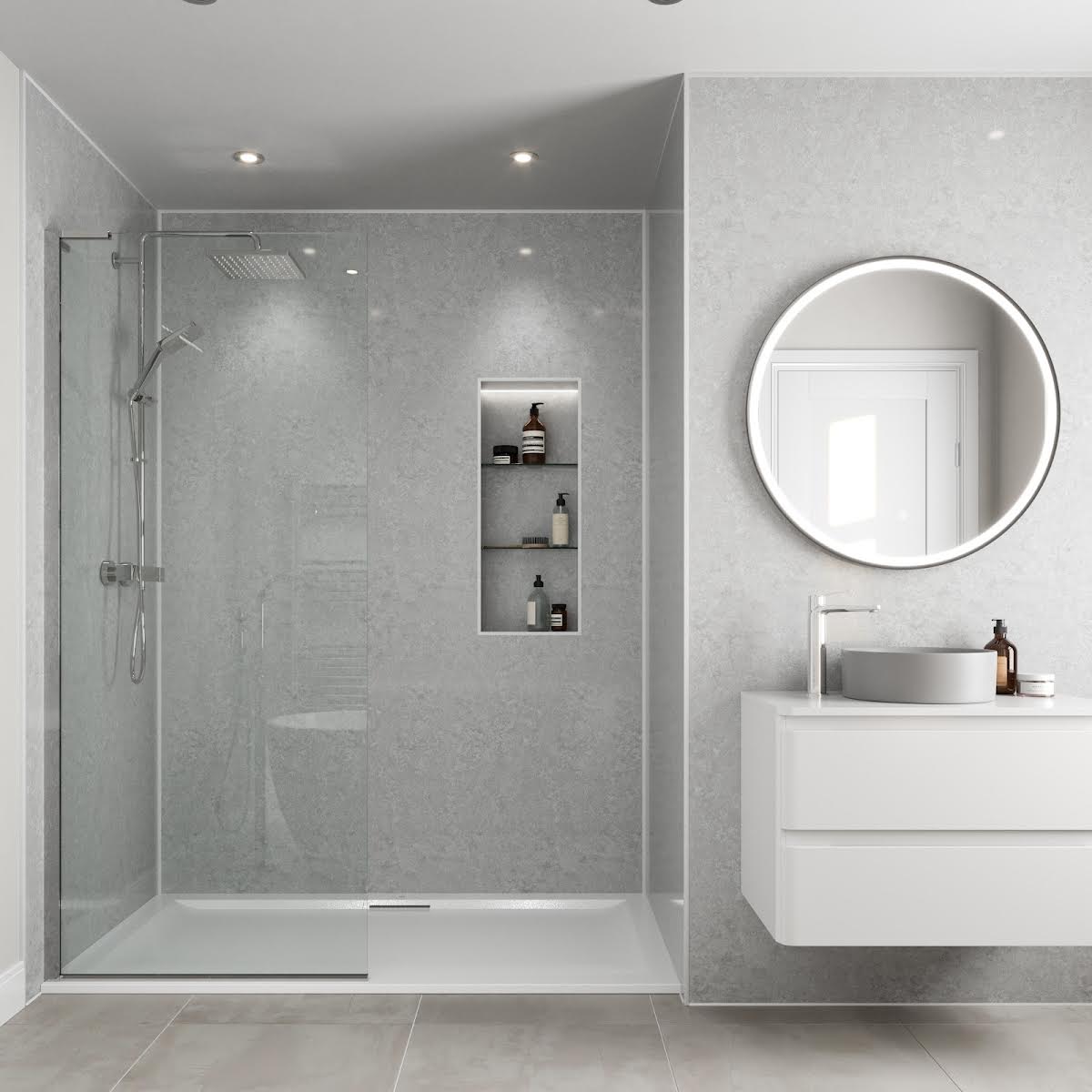 Starline Grey Concrete Wall Panel 2400 x 1000mm