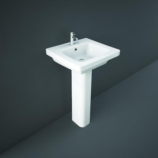 RAK Ceramics Resort Full Pedestal & 50CM Bathroom Sink