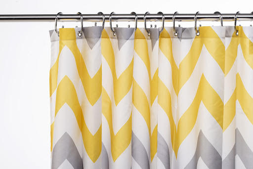 Yellow And Grey Chevron Tex Shower Curtain Yellow And Grey Chevron Tex Shower Curtain, Yellow And Grey Shower Curtain Uk