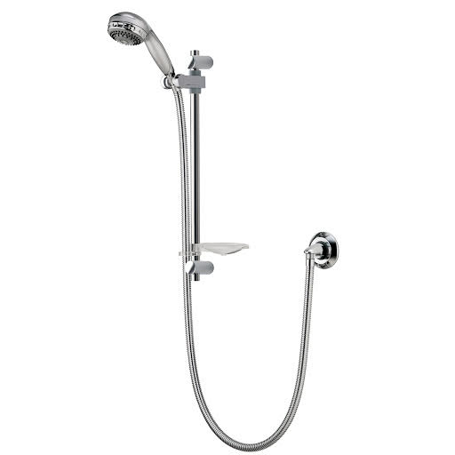 Aqualisa Varispray Shower Kit with Adjustable Handset - 4 Spray Chrome