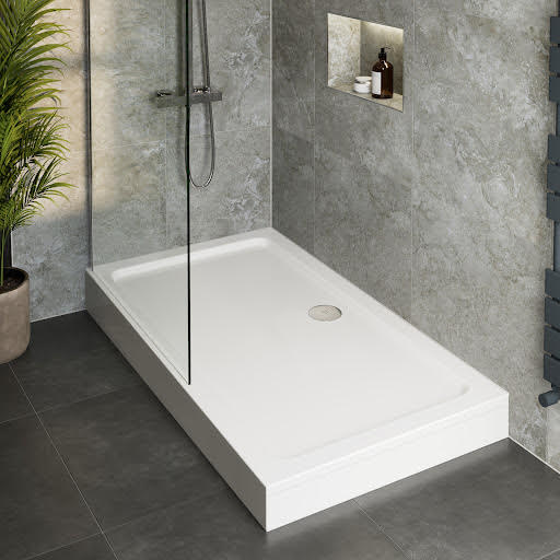 Hydrolux Raised 1400 x 760mm Rectangular Shower Tray with Waste