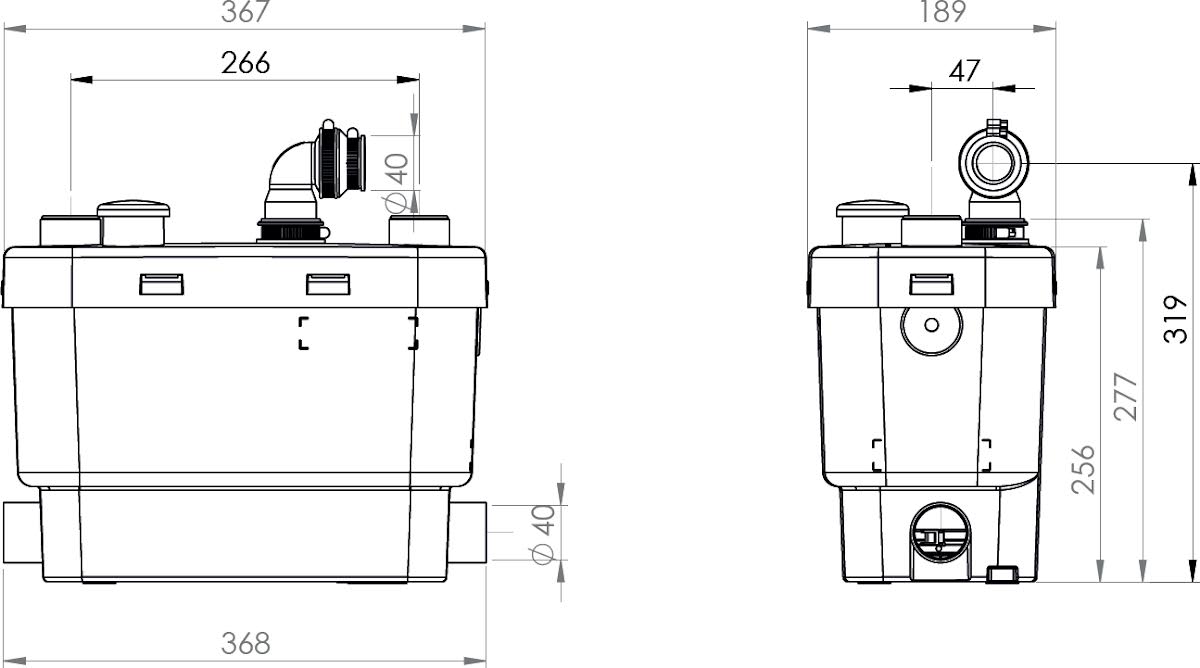 Pompa Di Scarico SFA Sanispeed+ - Per Cucina Professionale, Flusso 100 L/min, Altezza Sollevamento 7m - Foto 12