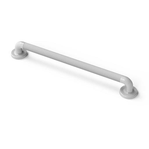 NymaPRO Plastic Fluted Grab Rail White with Concealed Fixings 450mm - PFGB-18/WH