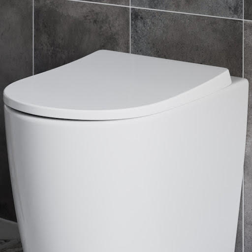 Affine Bordeaux Soft Close D Shape Toilet Seat - Slim