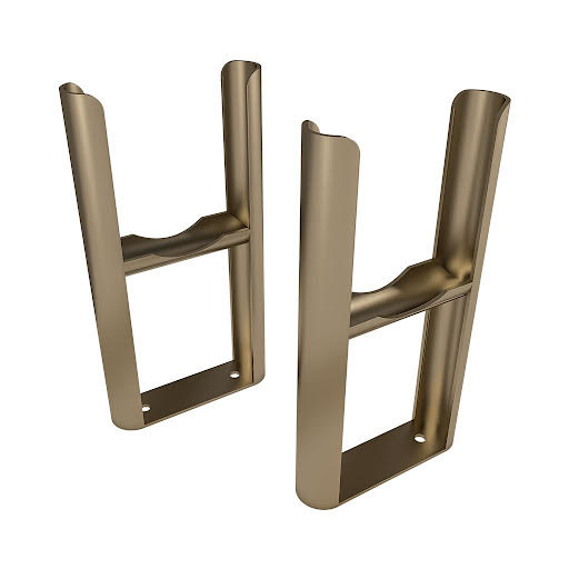 Eastlake Rivassa Radiator Legs for 3 Column Radiators - Bronze Effect