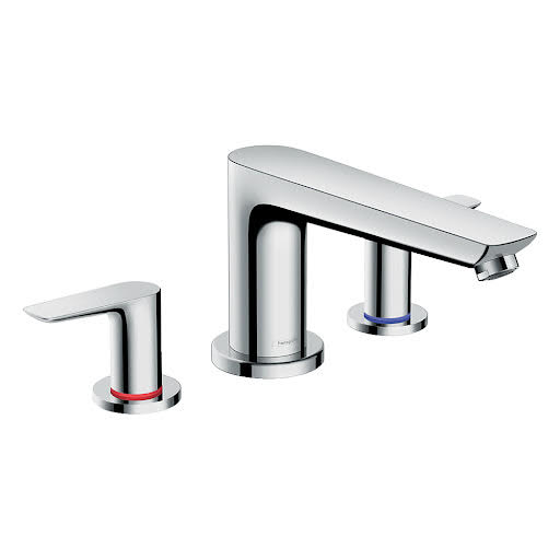 hansgrohe Talis E 3-Hole Bath Mixer Tap - Chrome