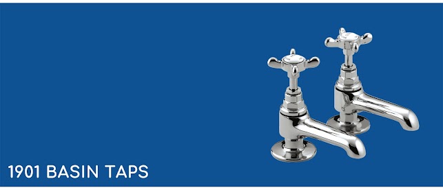 Bristan 1901 Bathroom Basin Sink Pillar Taps Chrome Traditional N 1/2 C CD 6 width=750