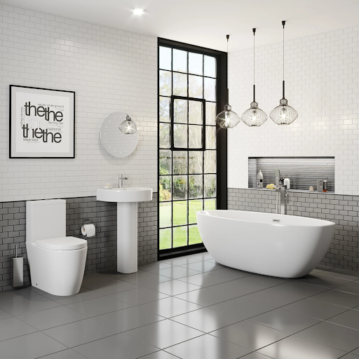 White bathroom suites hotsell